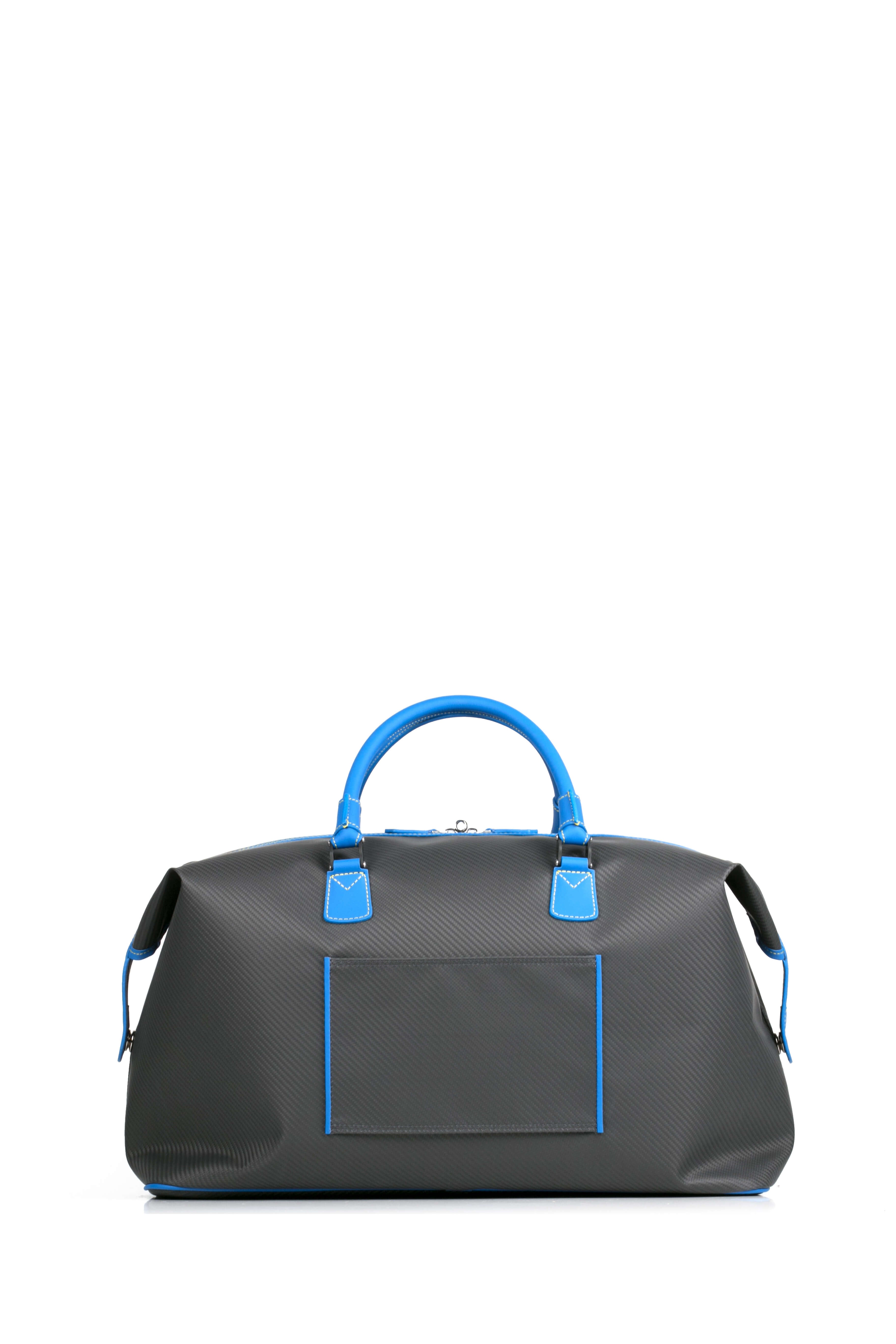 Antropika Soft Carbon Fiber Boston Bag, Bright Blue