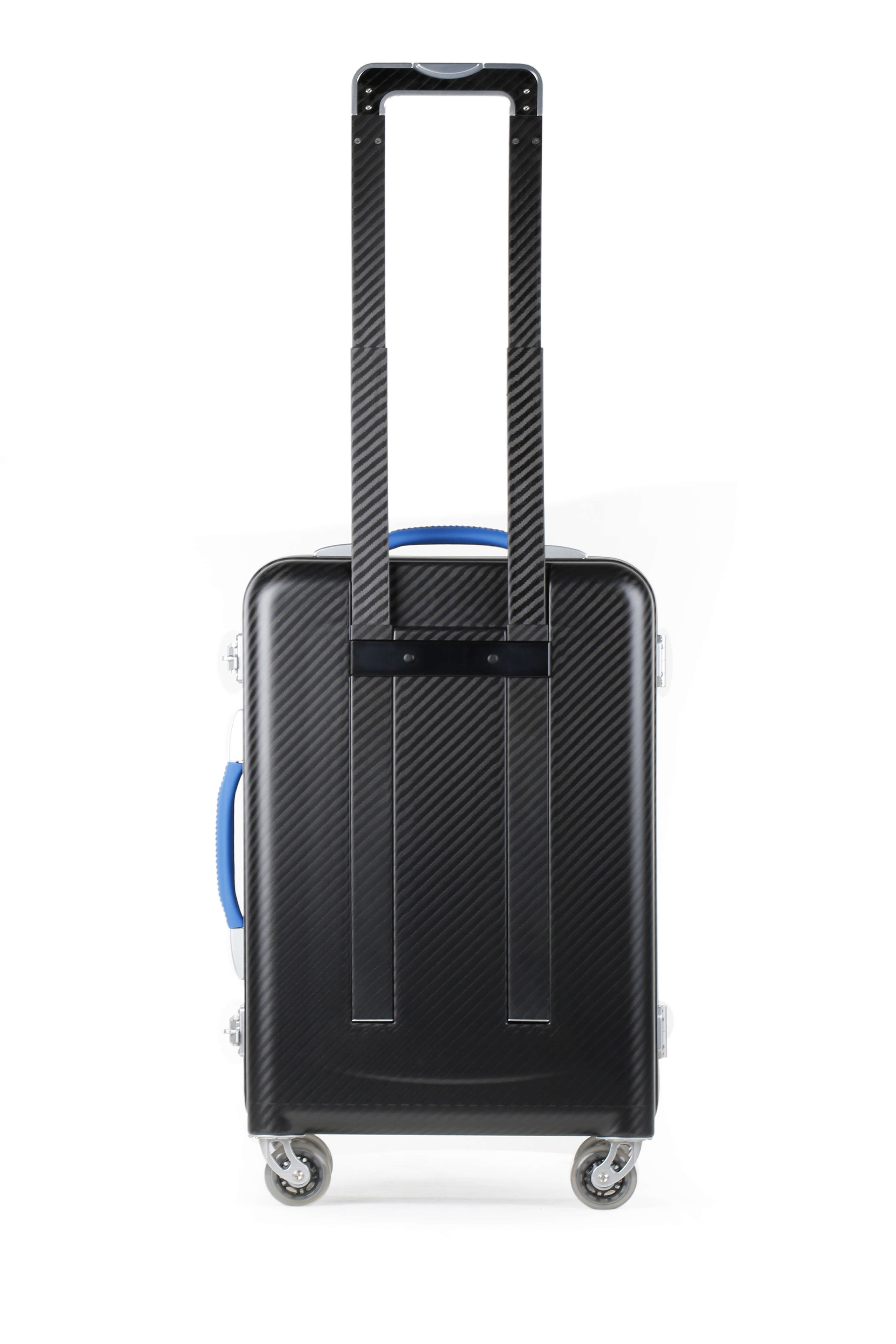 Aurum Carbon Fiber Cabin Trolley, Matt, Blue Amon