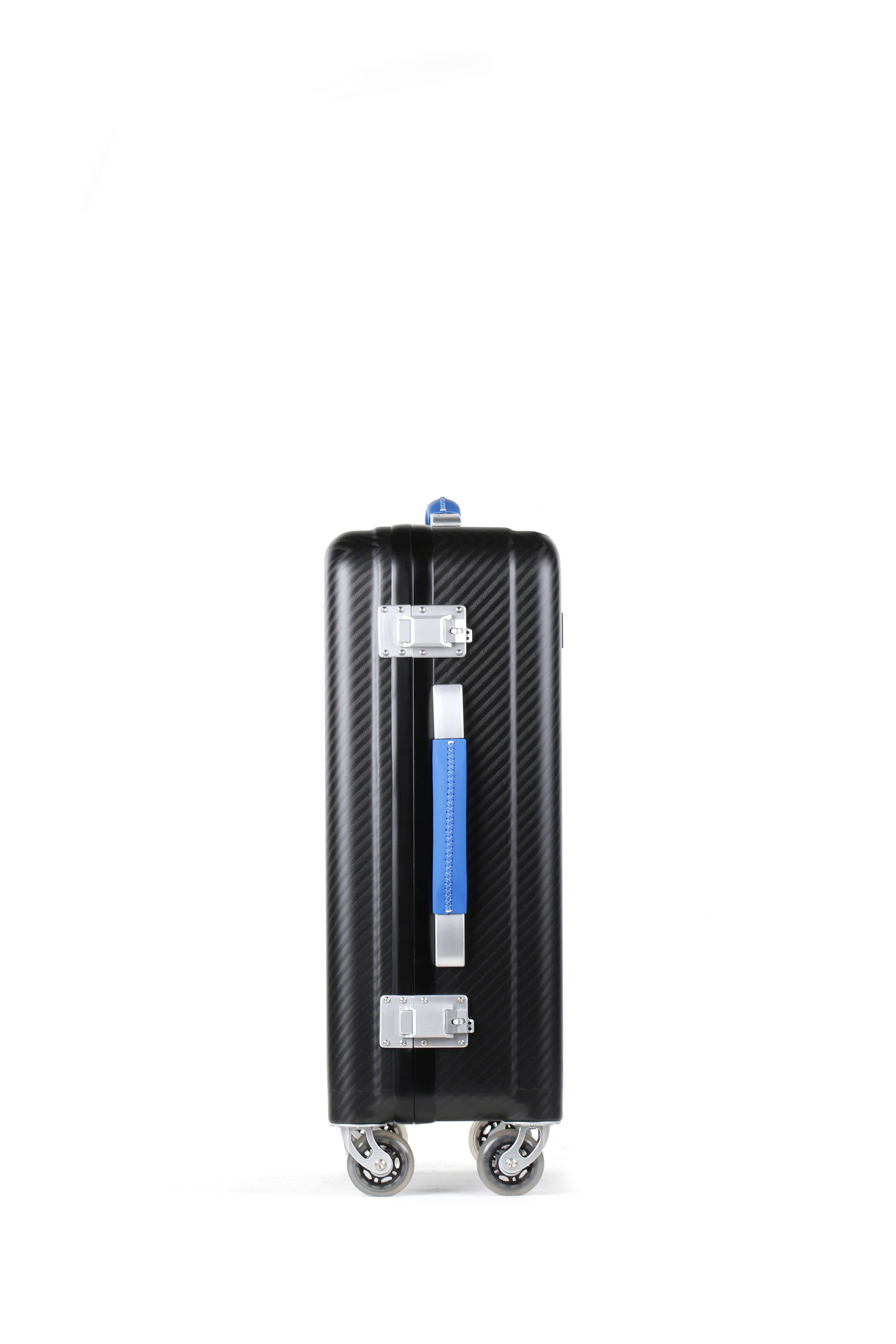 Aurum 碳纖維登機箱,啞光,亮藍色