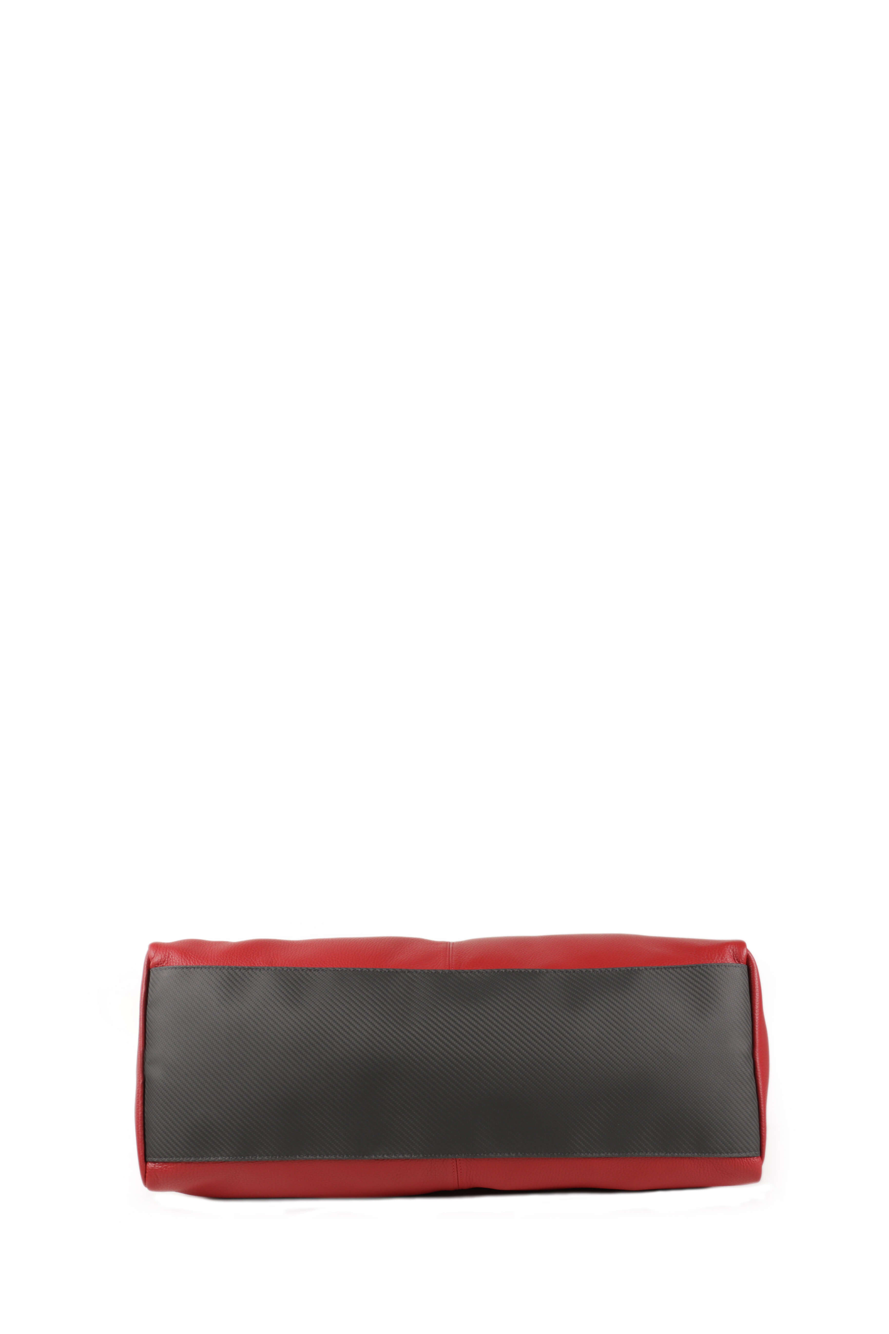 Bolina Deer Leather Weekend Bag, Red