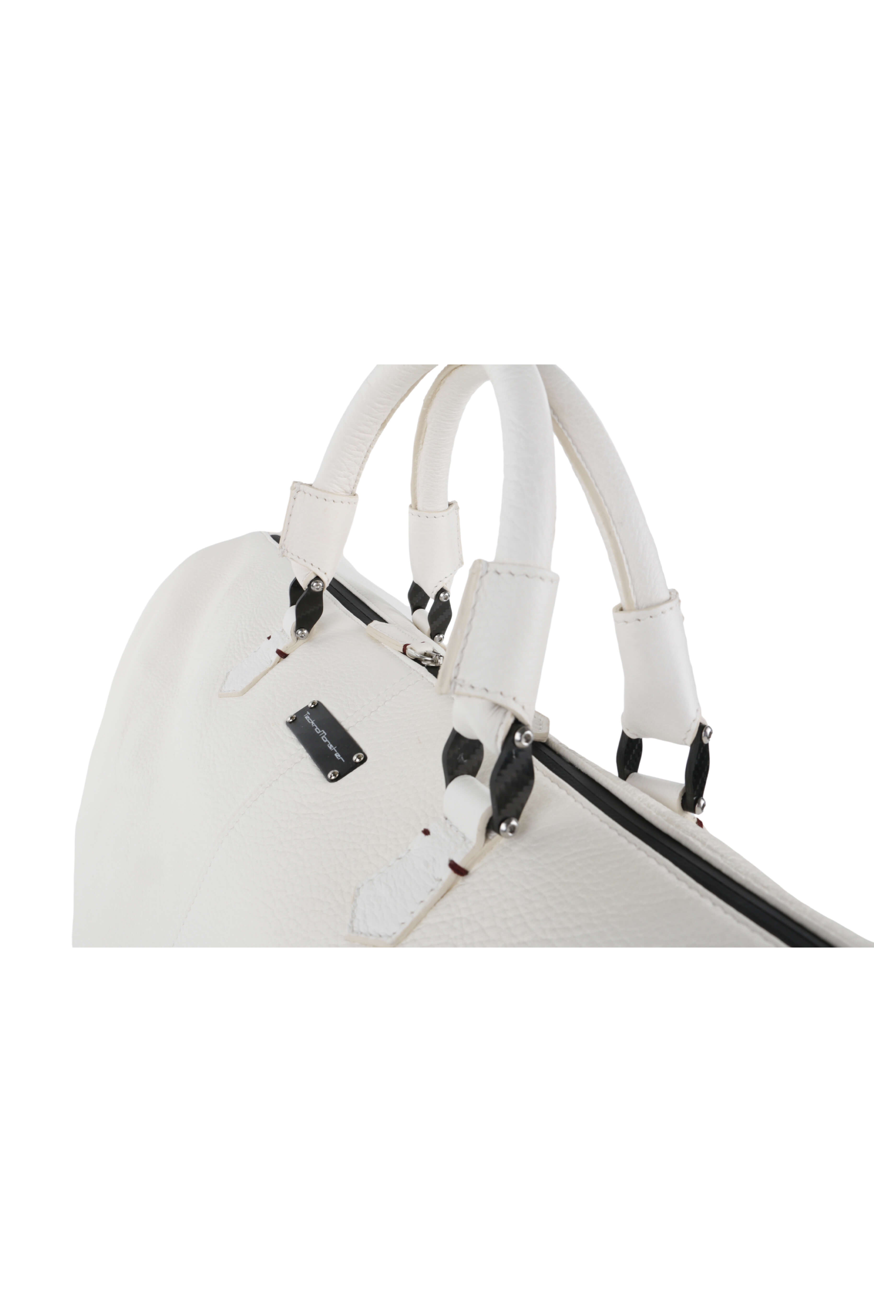 Bolina Deer Leather Weekend Bag, Off White