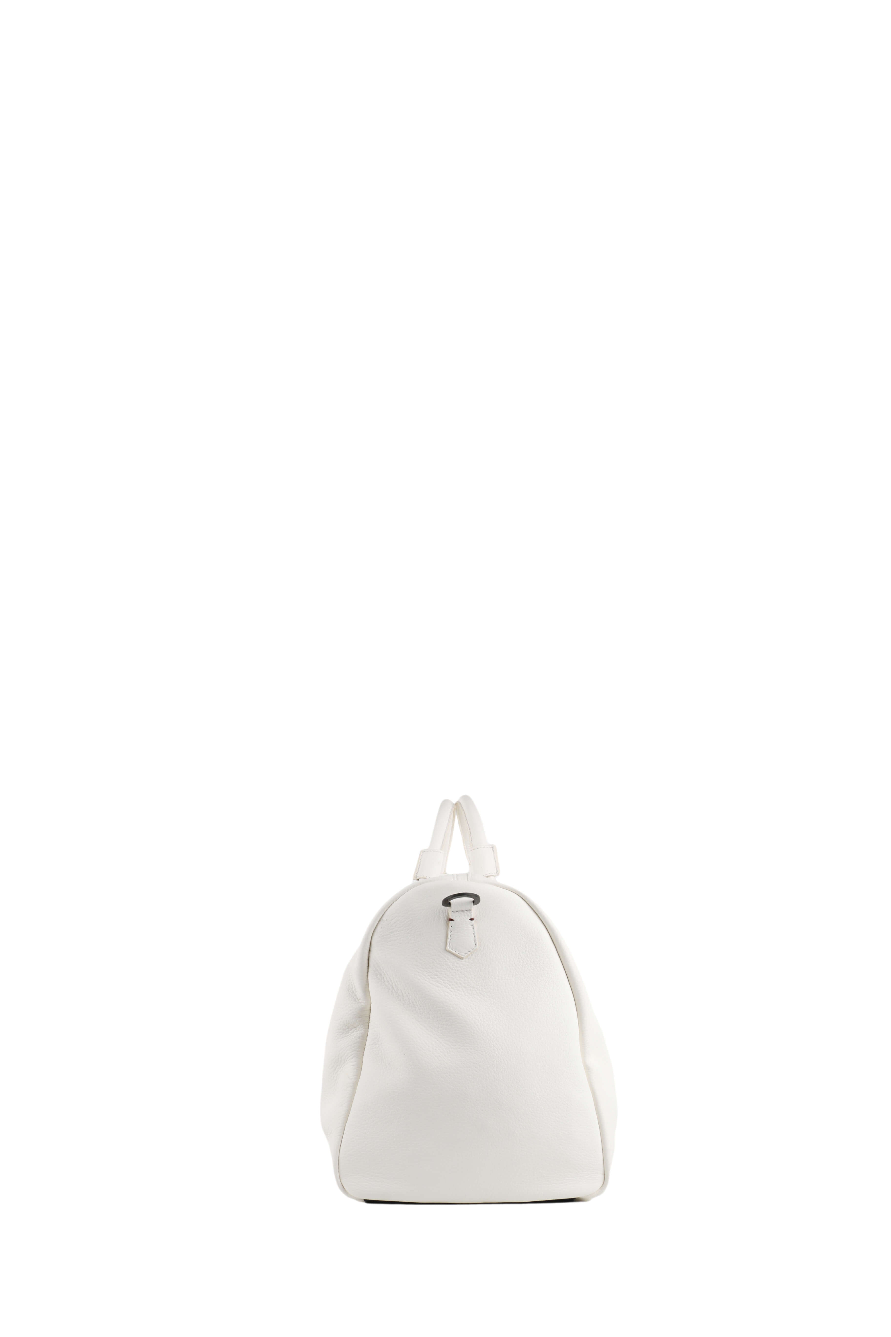 Bolina Deer Leather Weekend Bag, Off White