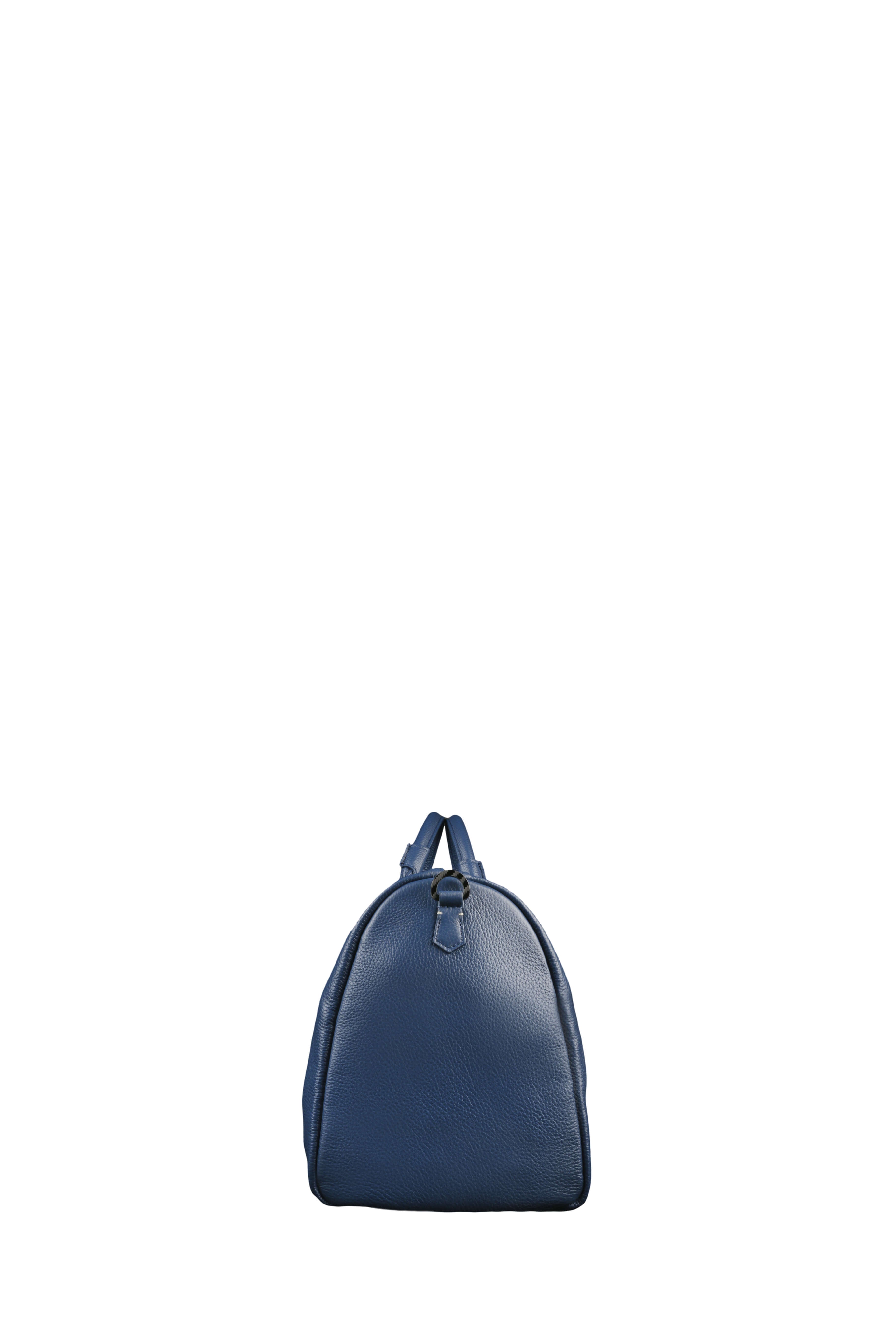 Bolina Deer Leather Weekend Bag, Navy