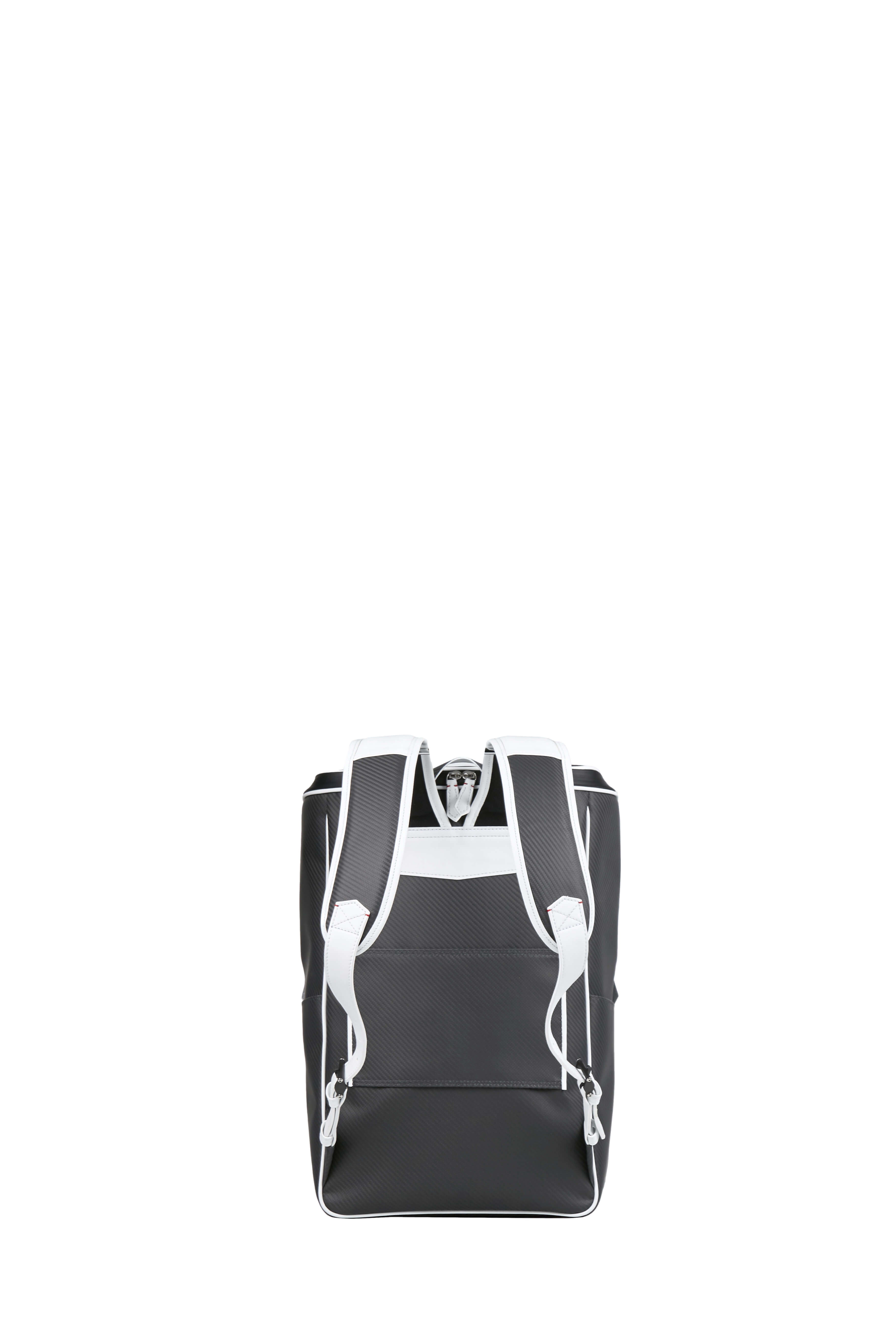 Dropper Soft Carbon Fiber Backpack, White