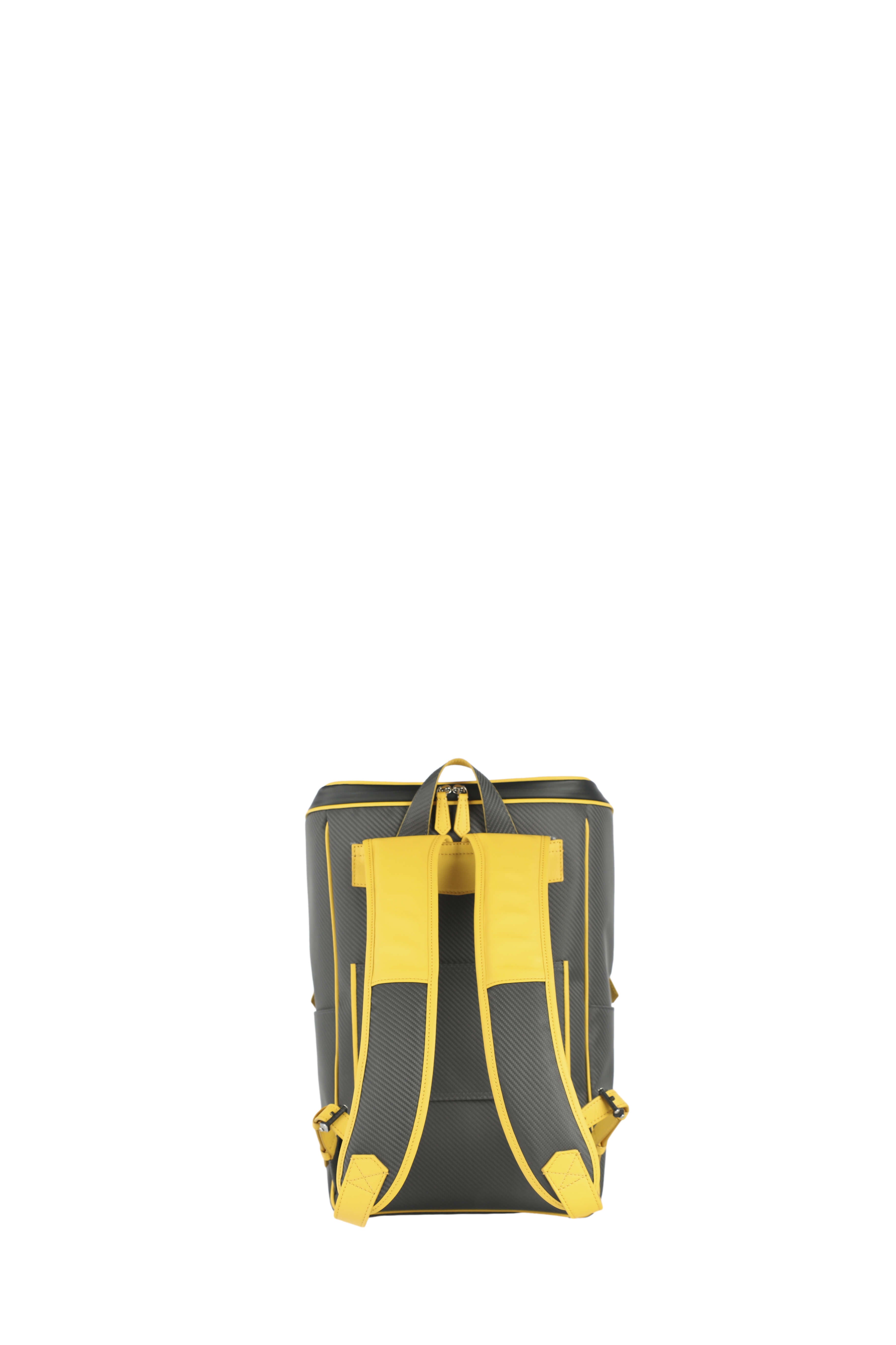 Dropper Soft Carbon Fiber Backpack, Yellow