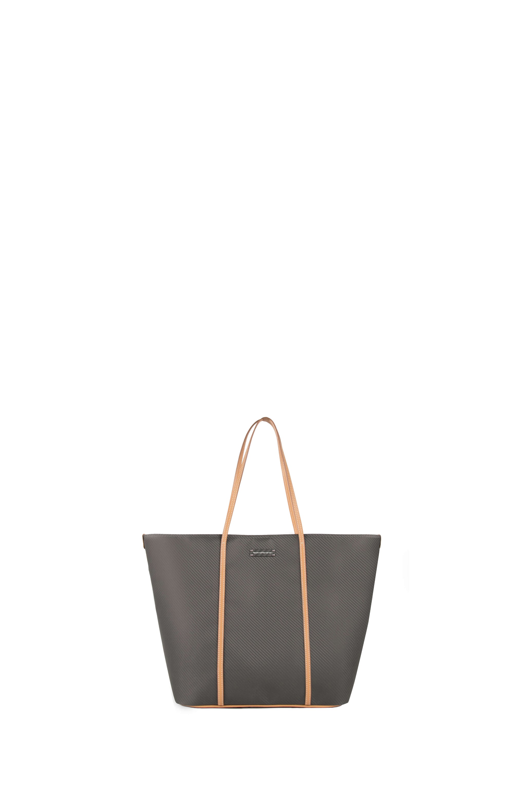 chiceco basic spacious travel tote shoulder bag Kantika Soft Carbon Fiber Tote Bag, Natural