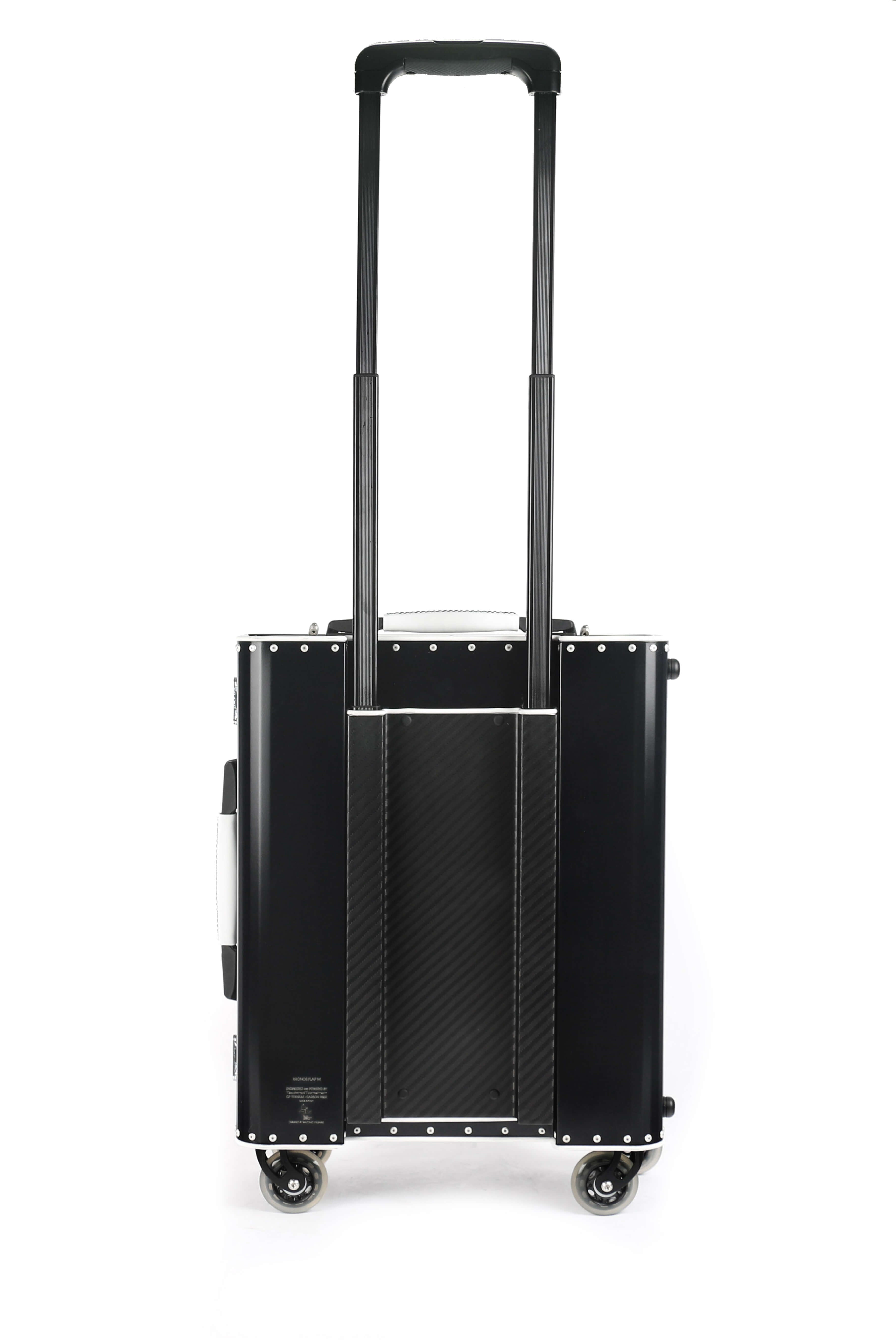 Kronos 黑色鈦金屬登機箱,白色