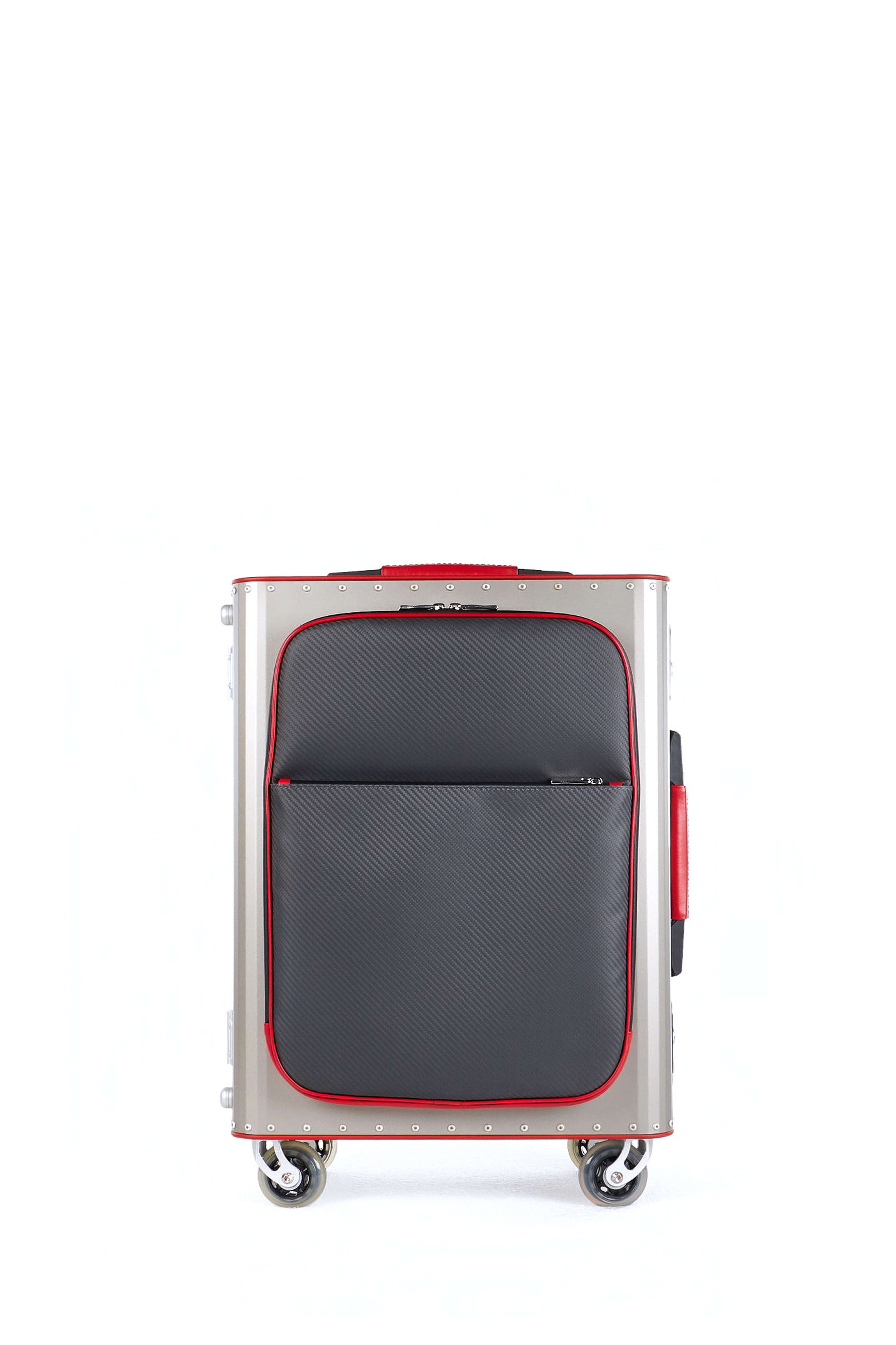 Kronos Pocket Titanium Cabin Trolley, Red