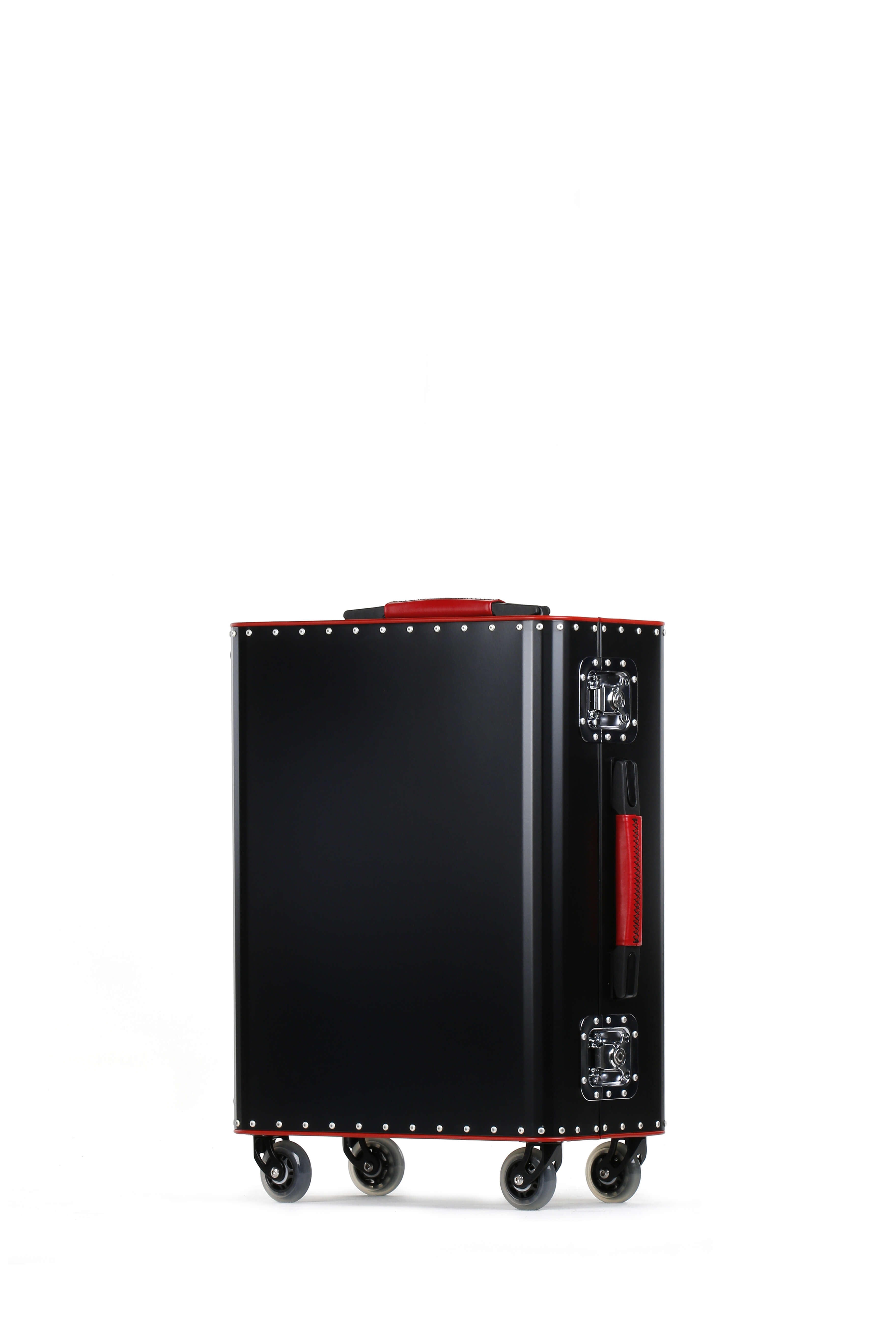 Kronos 黑色鈦金屬登機箱,紅色