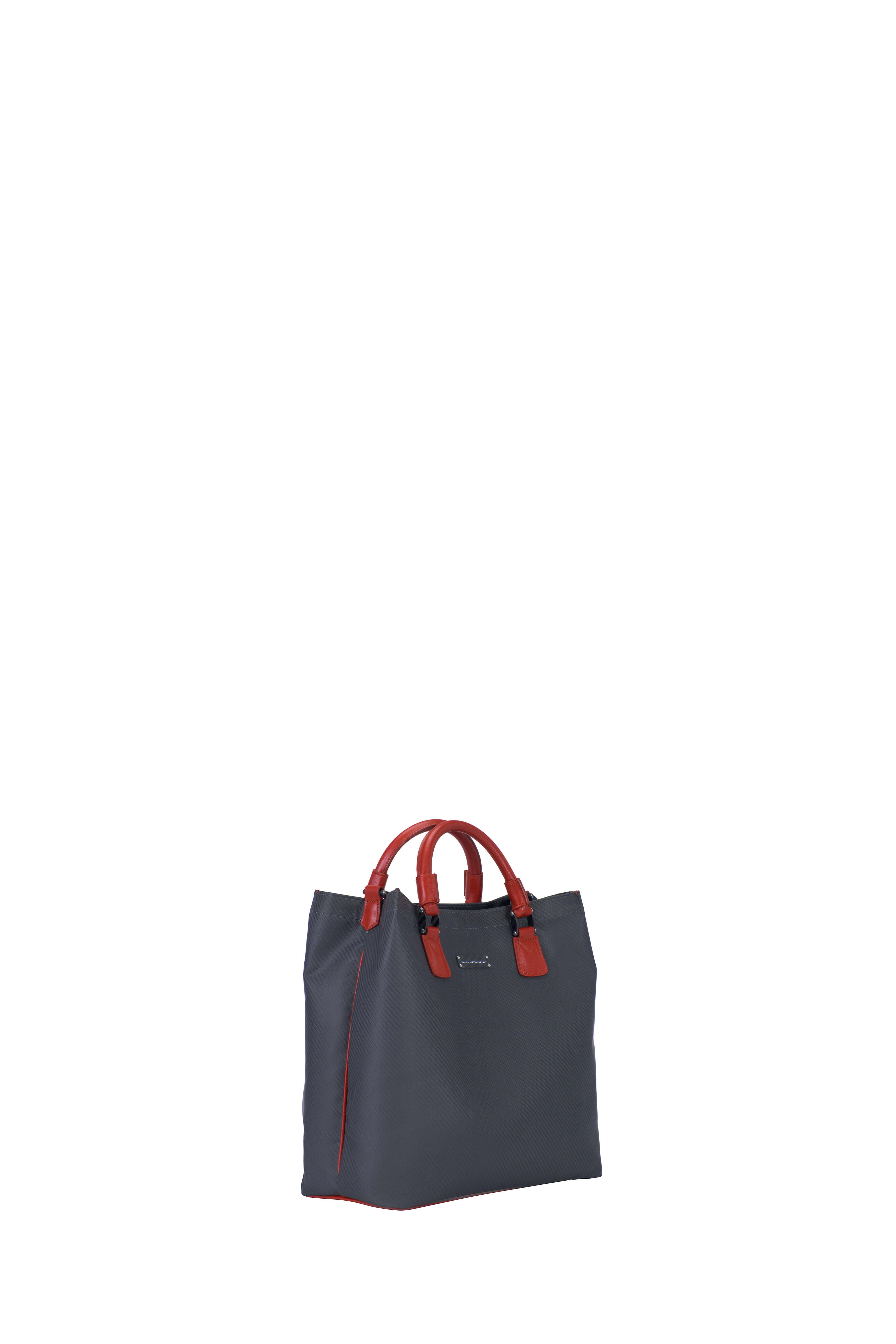 Makne V Soft Carbon Fiber Tote Bag, Red