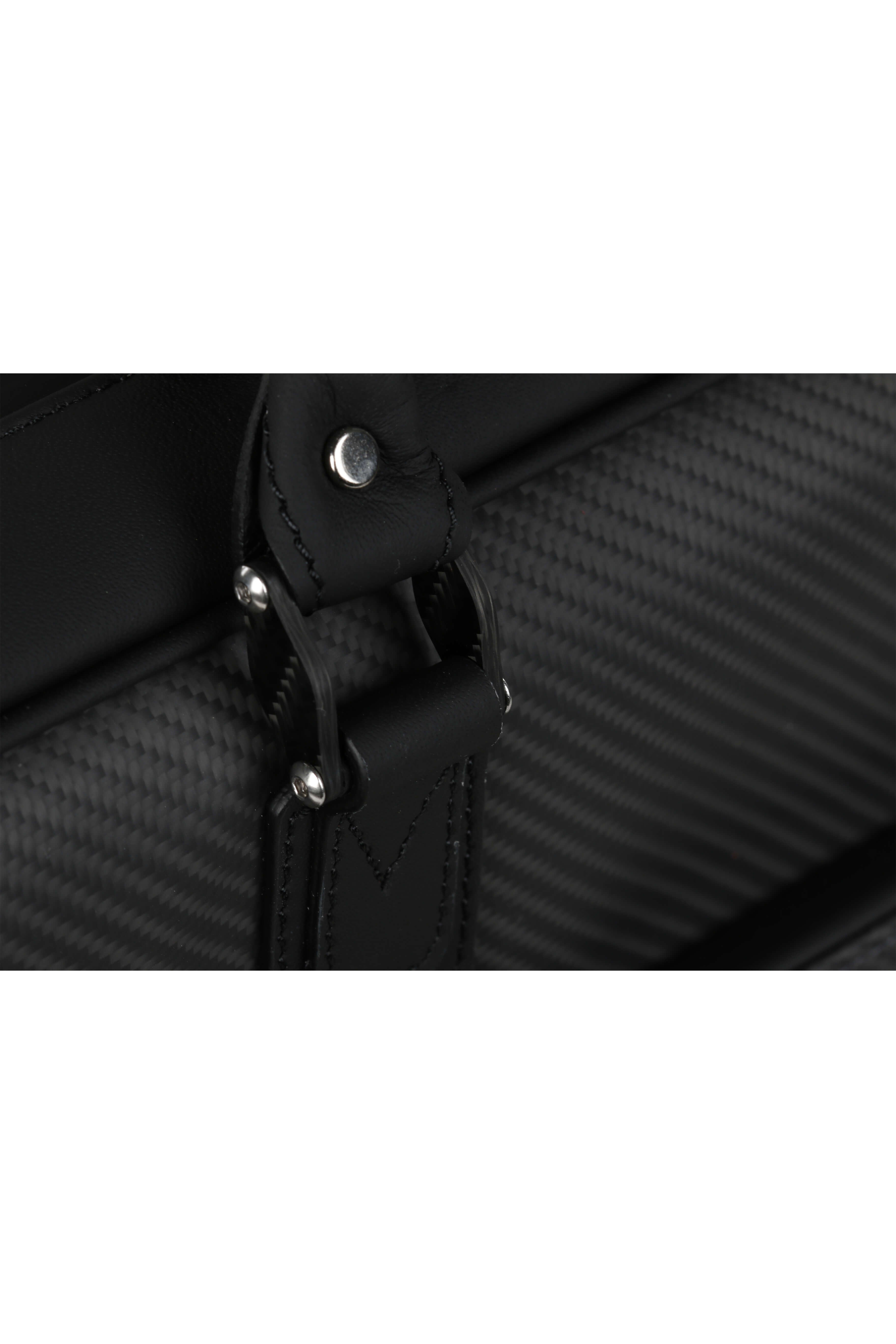 Manhattan Soft Carbon Fiber Brief Case, Black