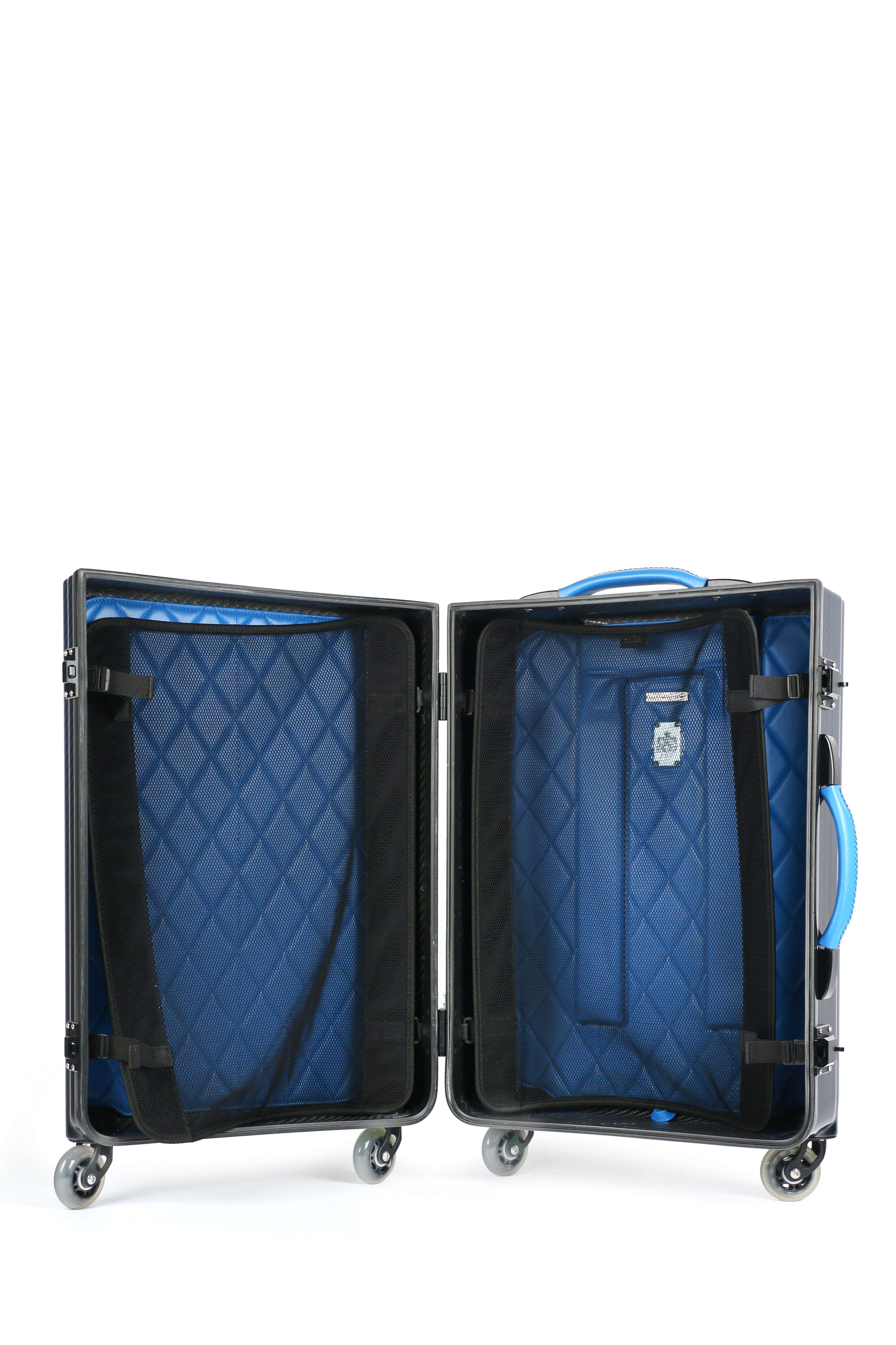 Sinossi Blue Carbon Fiber Cabin Trolley