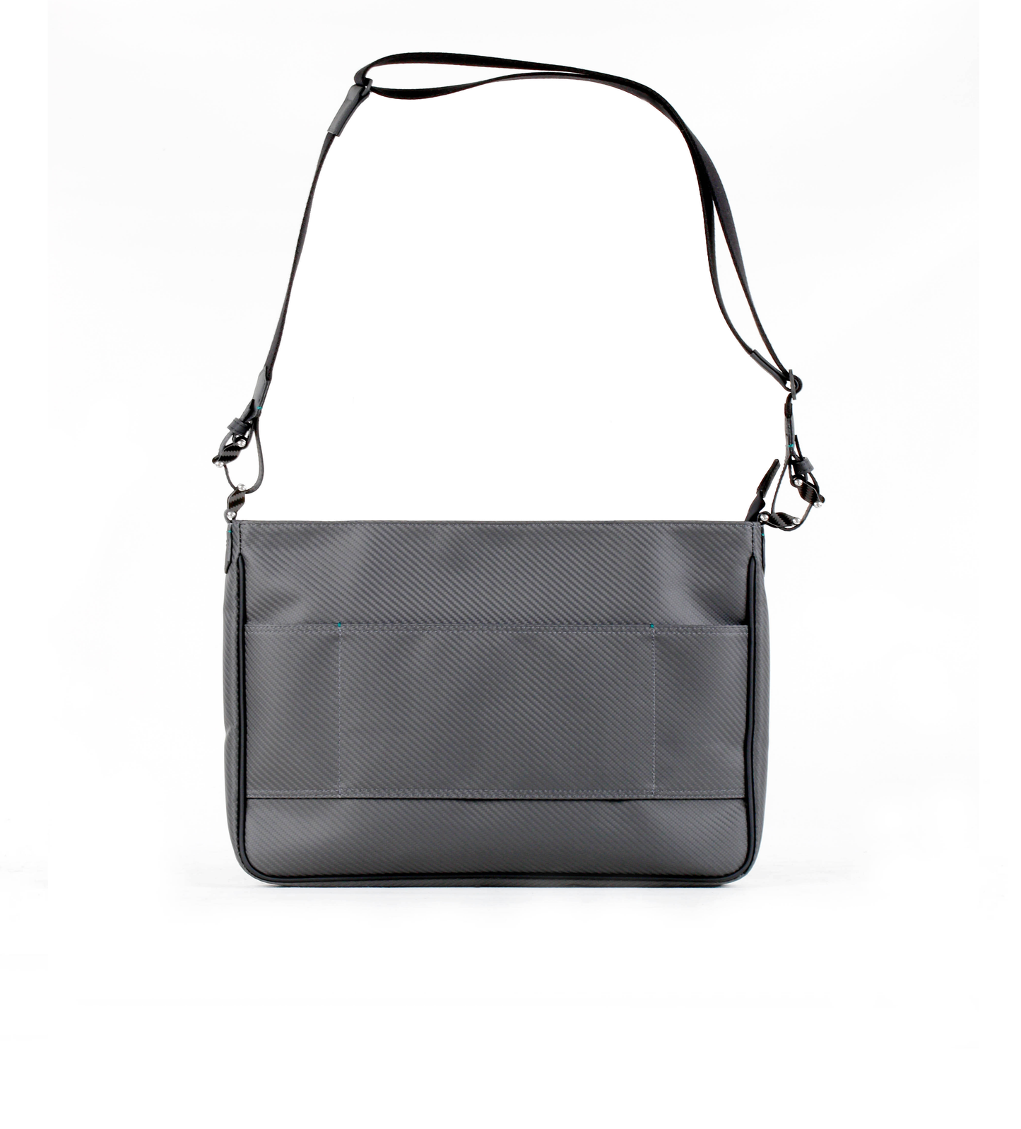Peak Soft Carbon Fiber Messenger Bag, Black