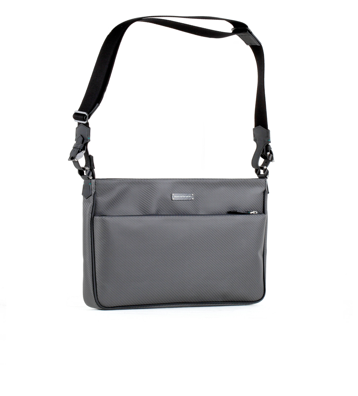 Peak Soft Carbon Fiber Messenger Bag, Black