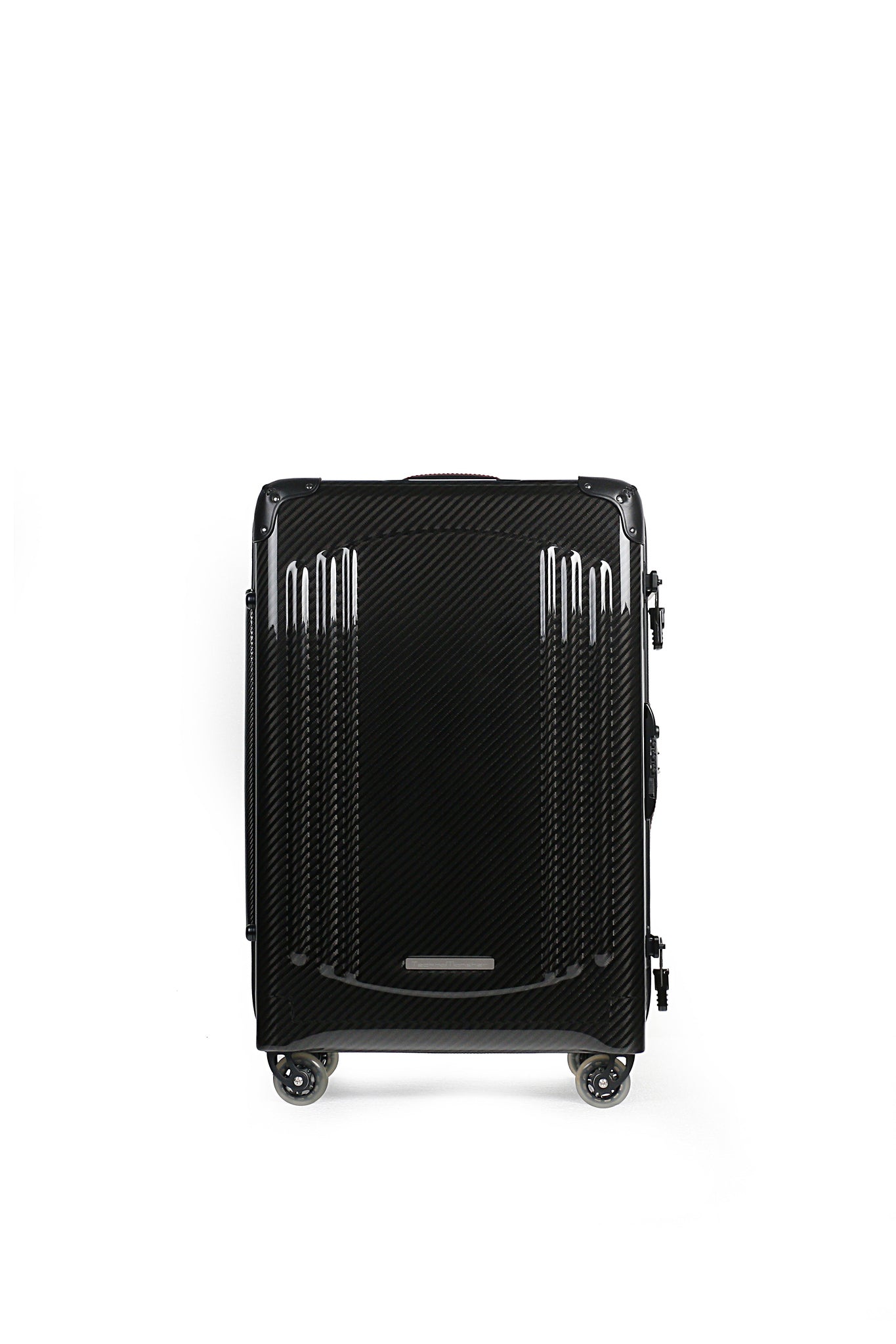 Bynomio Carbon Fiber 98L Check-In Luggage, Glossy, Black