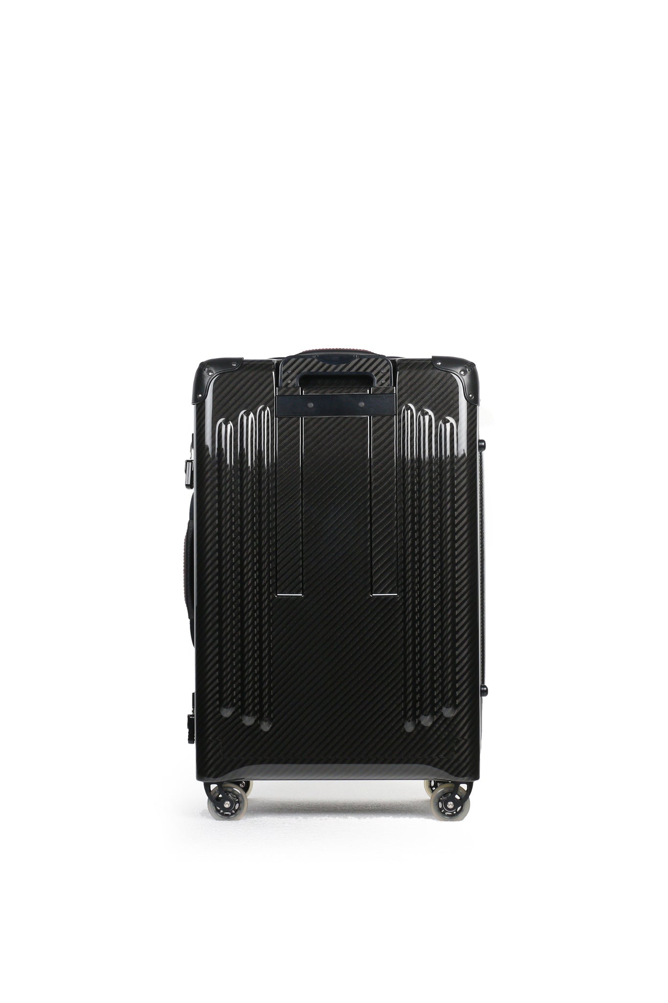 Bynomio Carbon Fiber 98L Check-In Luggage, Glossy, Black