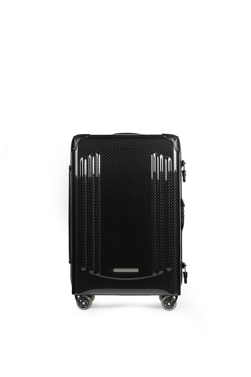 Bynomio Carbon Fiber Check-In Luggage, Glossy, Black (Private)