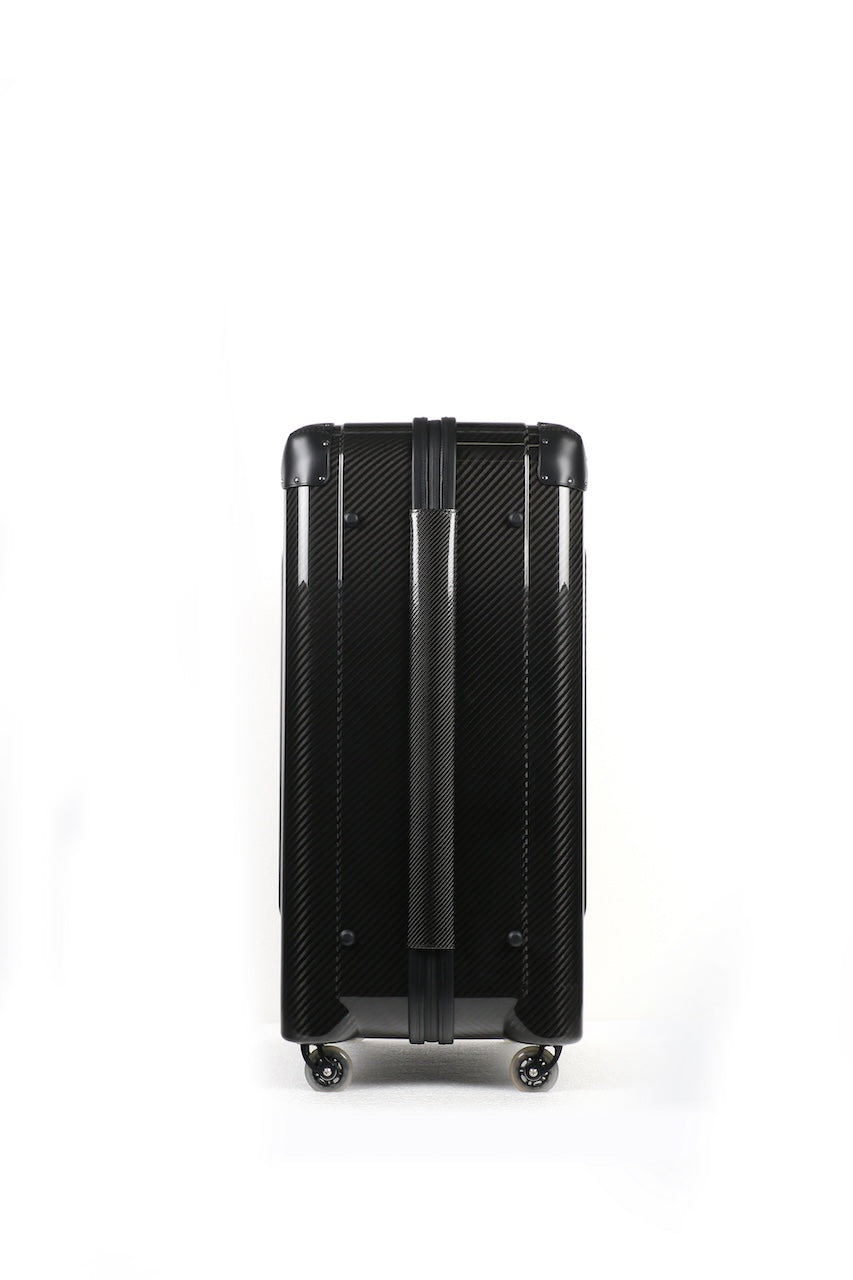 Bynomio Carbon Fiber 98L Check-In Luggage, Glossy, Black