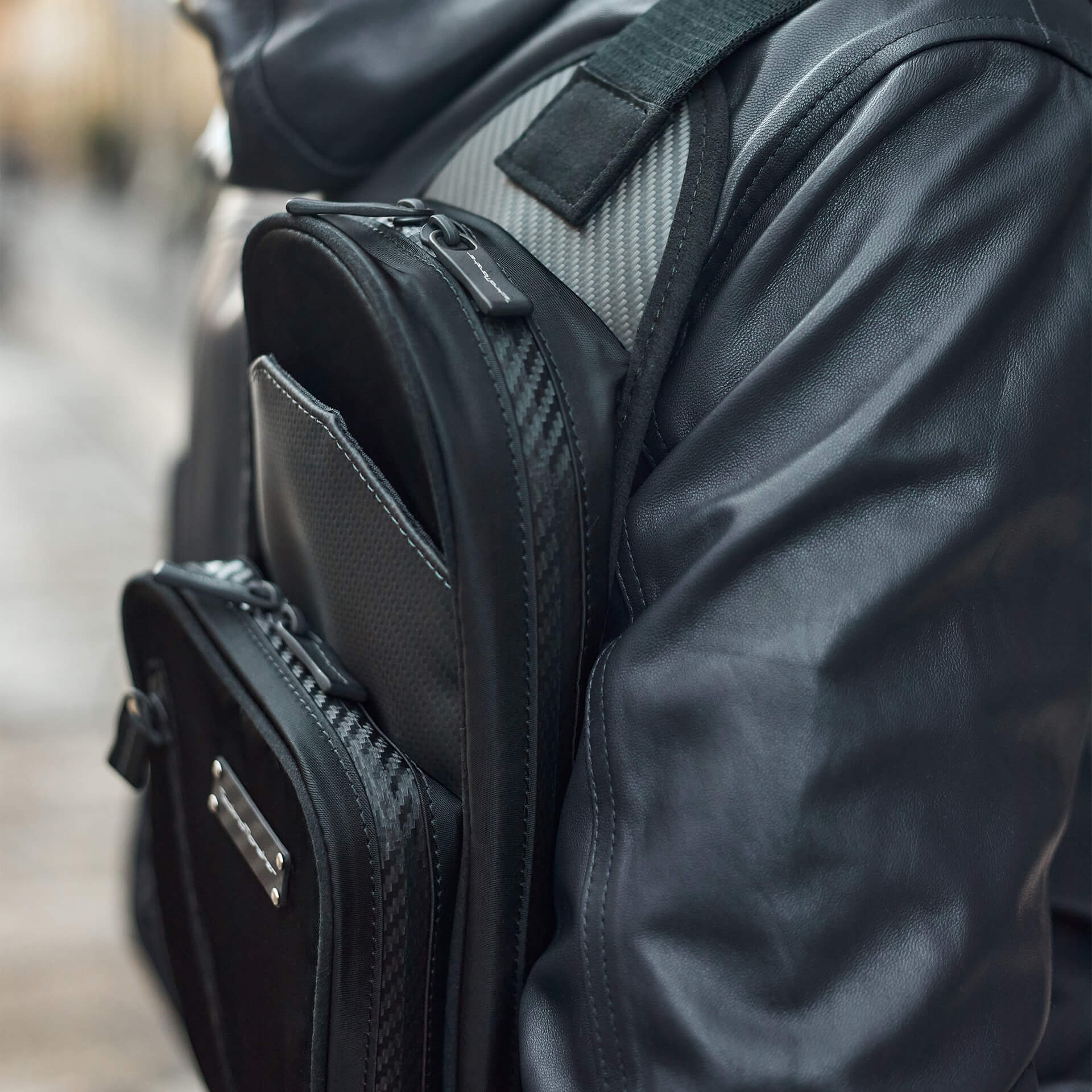 luxury leather backpack tecknomonster