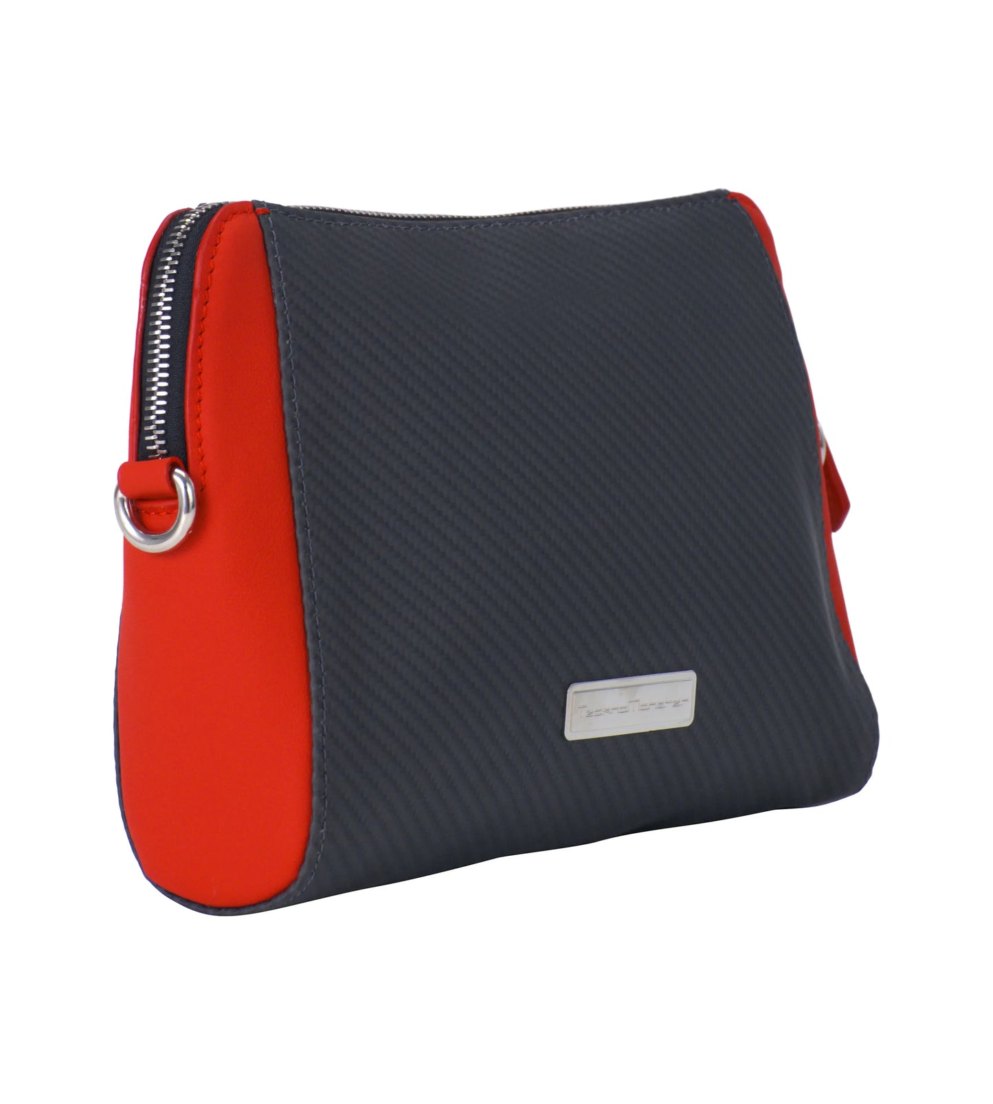 Amikka soft carbon fiber lady bag, Red