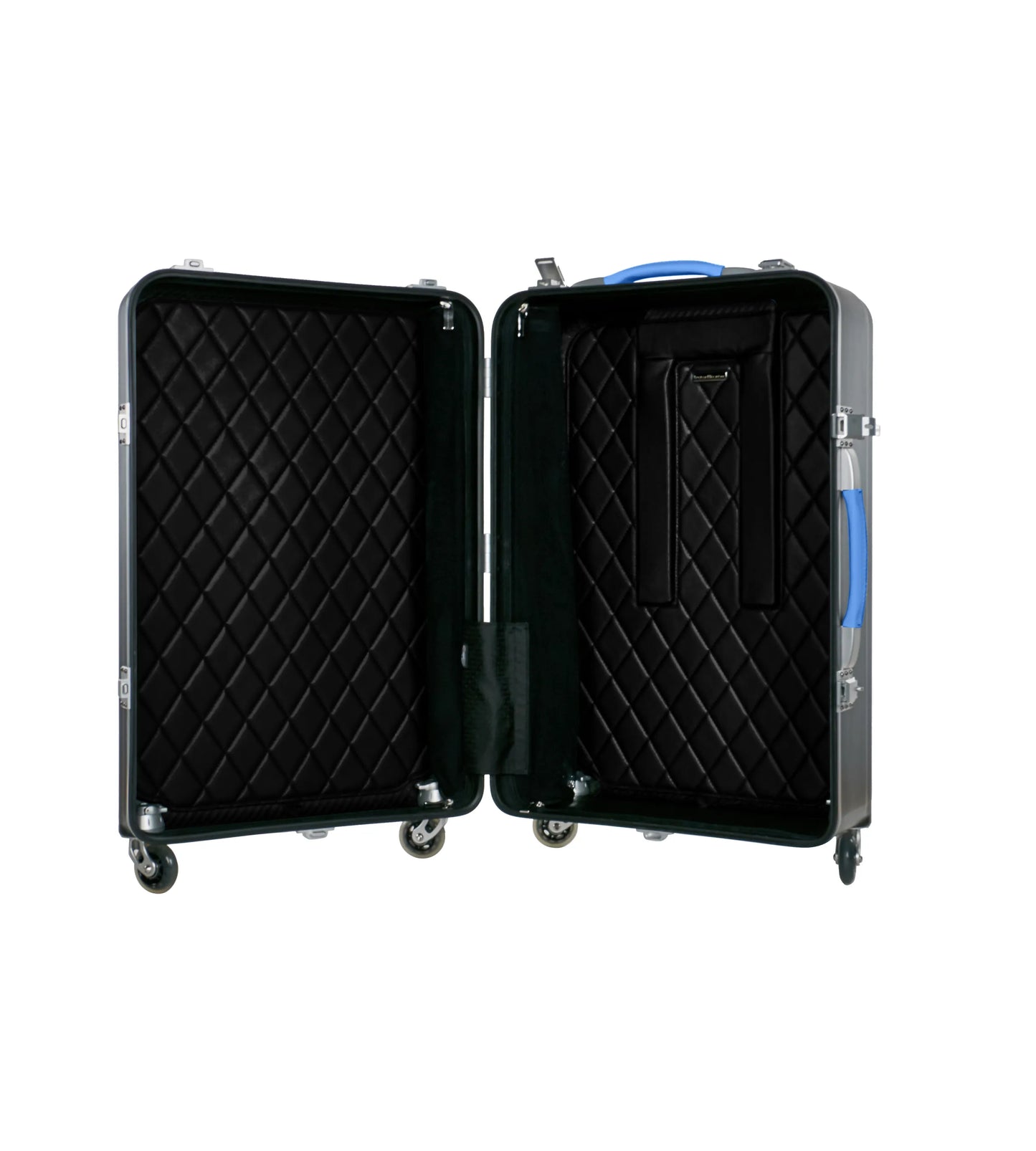 Aurum Carbon Fiber Check-In Luggage, Matt, Blue Amon