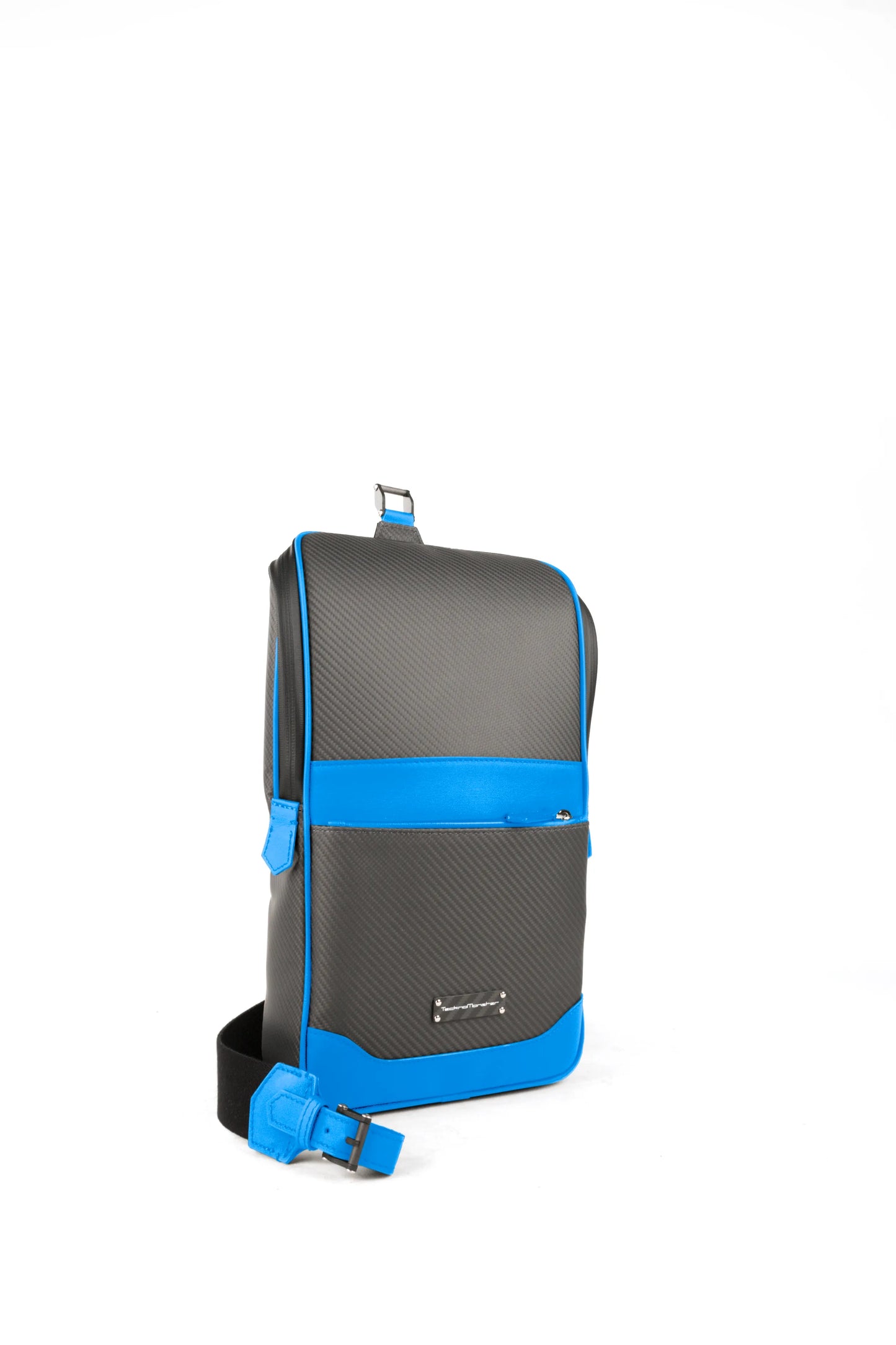 Dropperino 碳纖維斜跨背包，亮藍色