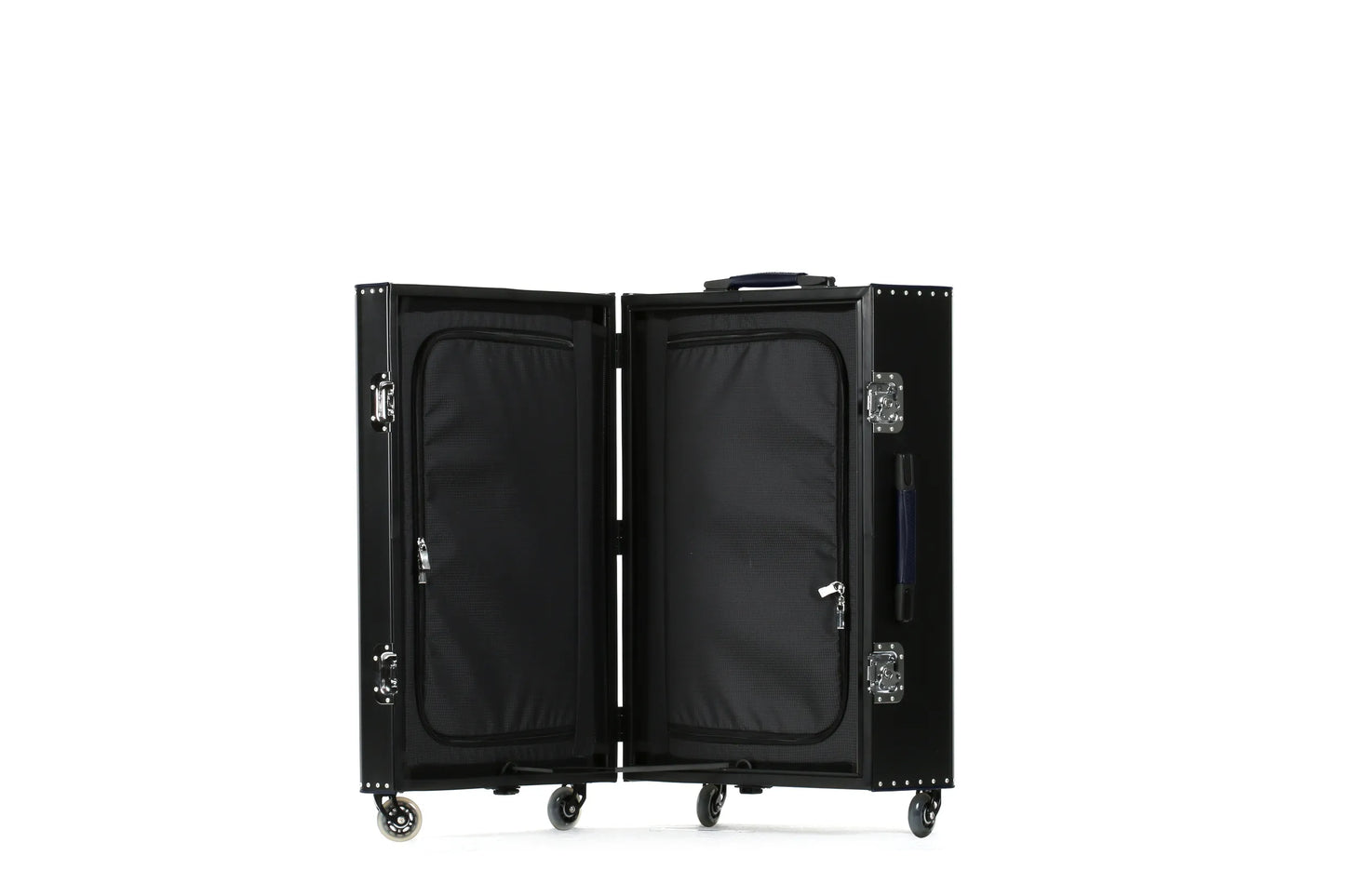 Kronos Black Titanium Check-In Luggage, Blue