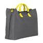 Makne Soft Carbon Fiber Tote Bag, Crocodile Yellow