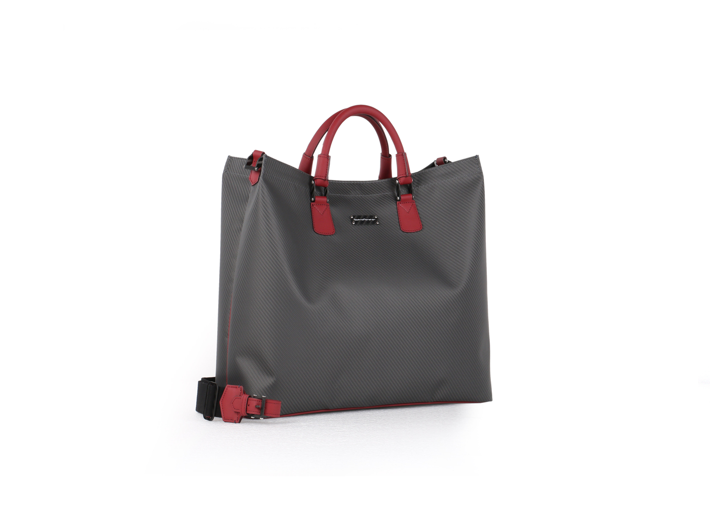Makne Soft Carbon Fiber Tote Bag, Red